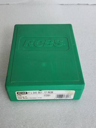 RCBS 17201 2 Reloading Die Set .17 Rem Full Length * MINT * 17 remington