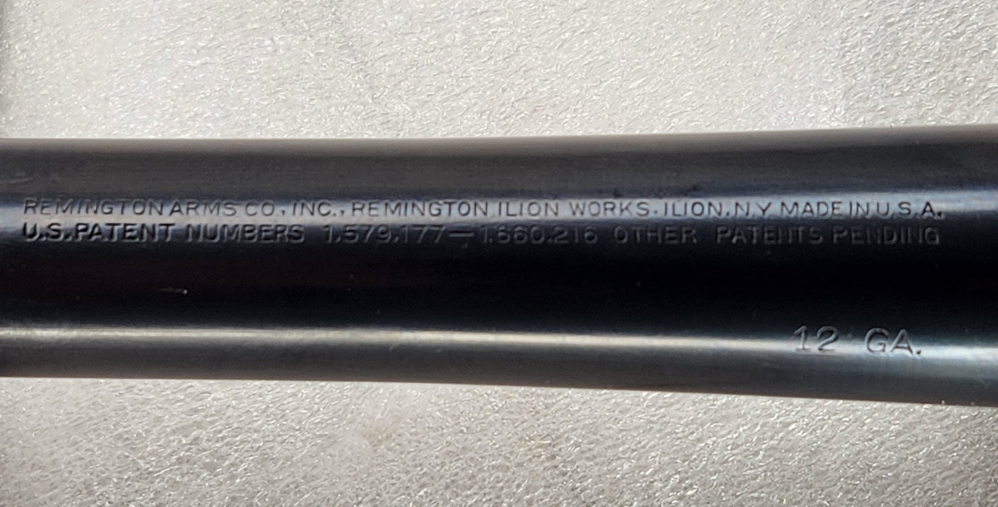 Remington Model 10 30" Barrel 12 Gauge Plain Bead Sight Fixed IC .72 Slug Deer