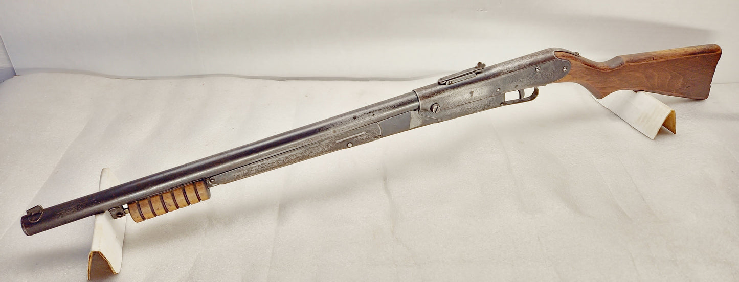 Daisy 25 Vintage 177 BB Gun Wood Stock & Pump Etched Receiver Tested Working