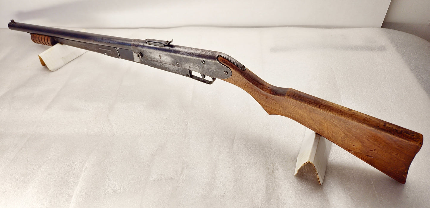 Daisy 25 Vintage 177 BB Gun Wood Stock & Pump Etched Receiver Tested Working