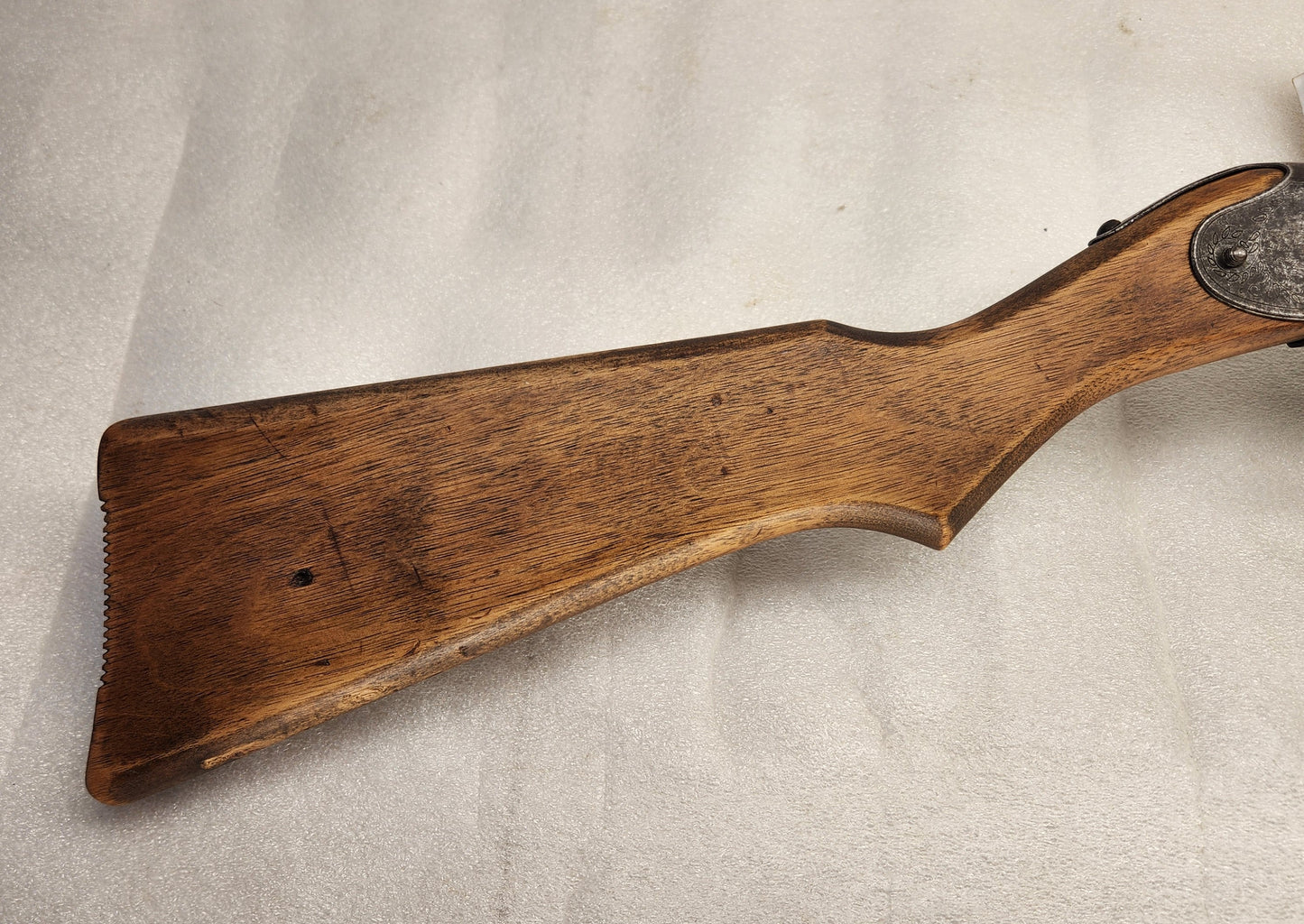 Daisy 25 Vintage 177 BB Gun Wood Stock & Pump Etched Receiver Tested Working