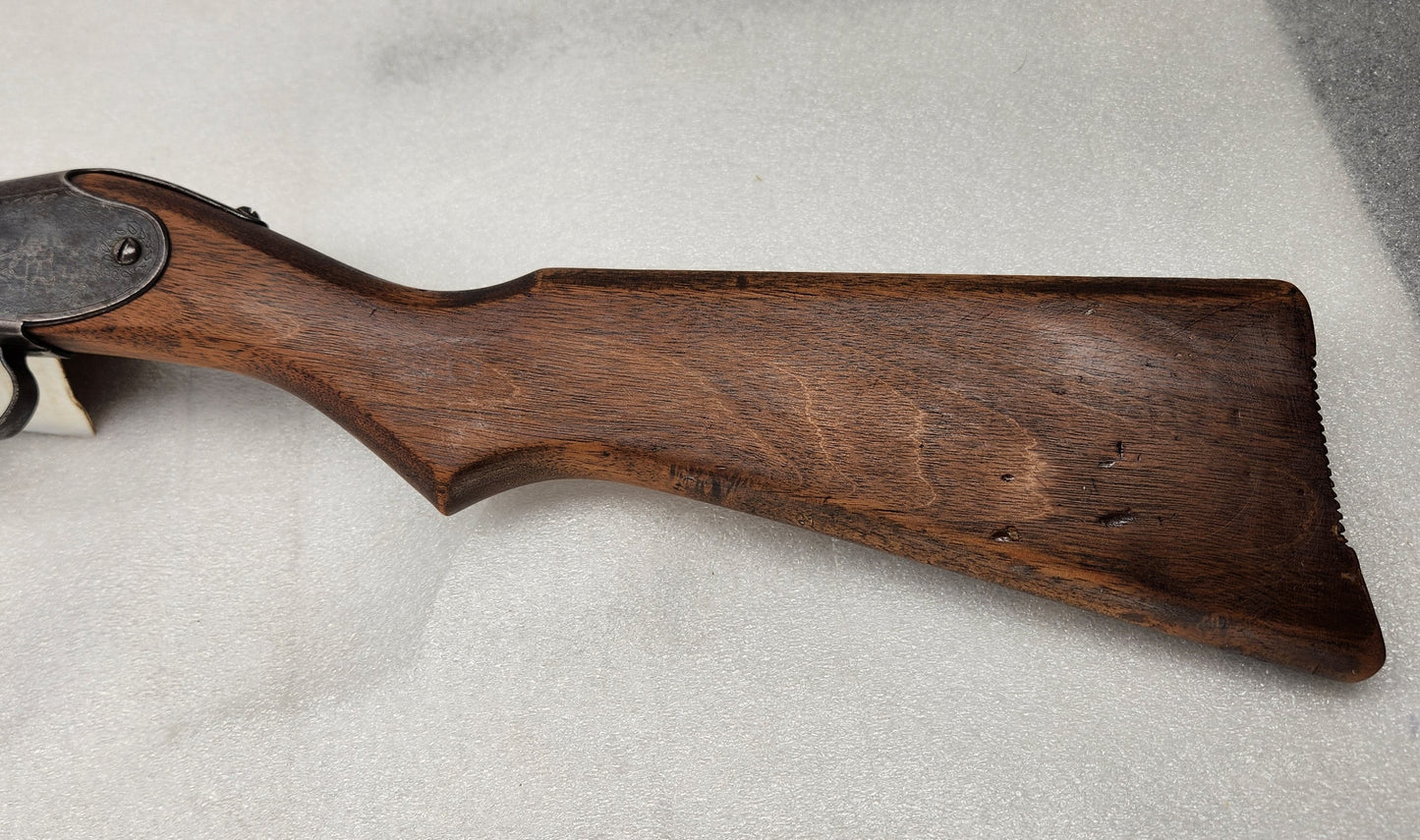 Daisy 25 Vintage 177 BB Gun Wood Stock & Pump Etched Receiver Tested Working