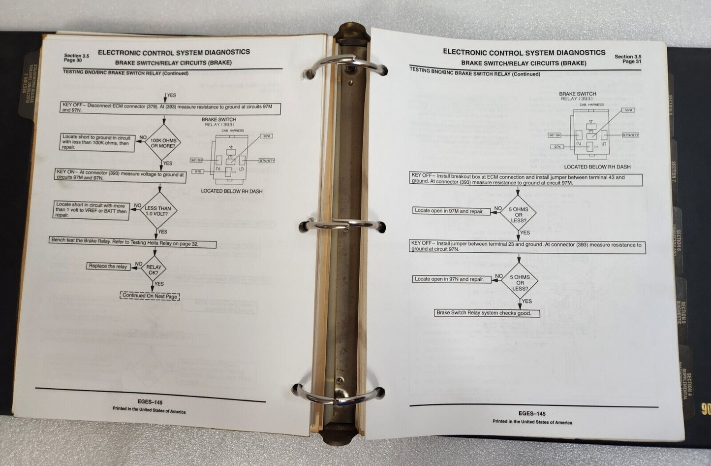 International Truck Diesel Engine Diagnostics Manual EGES-145 DT 466E 530E 1995