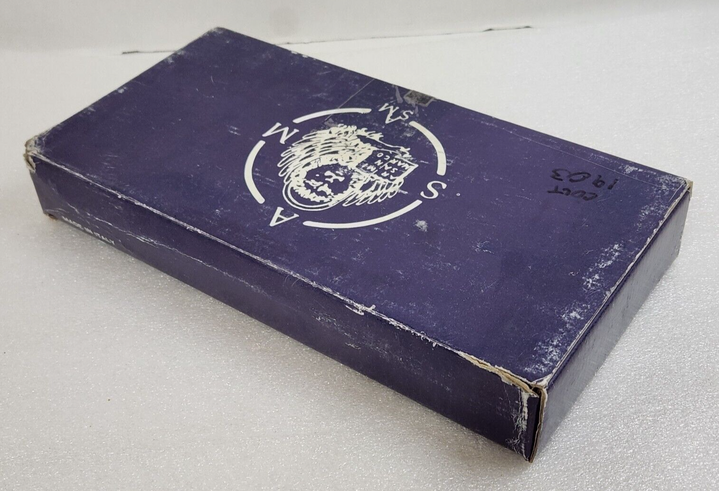 Armi San Marco Factory Box for 1849 Wells Fargo Brass Colt .31 Black Powder