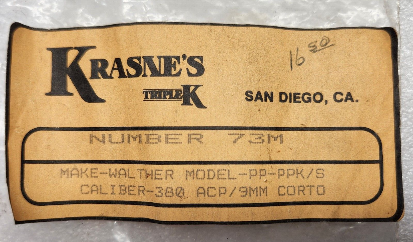 Triple K Krasne's Magazine 73M for Walther PP PPK/S Blued .380 ACP 7 Rd NOS