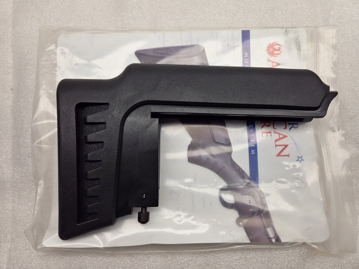 Ruger American Rimfire Cheek Riser Module High Comb Std Pull Polymer Black 90432