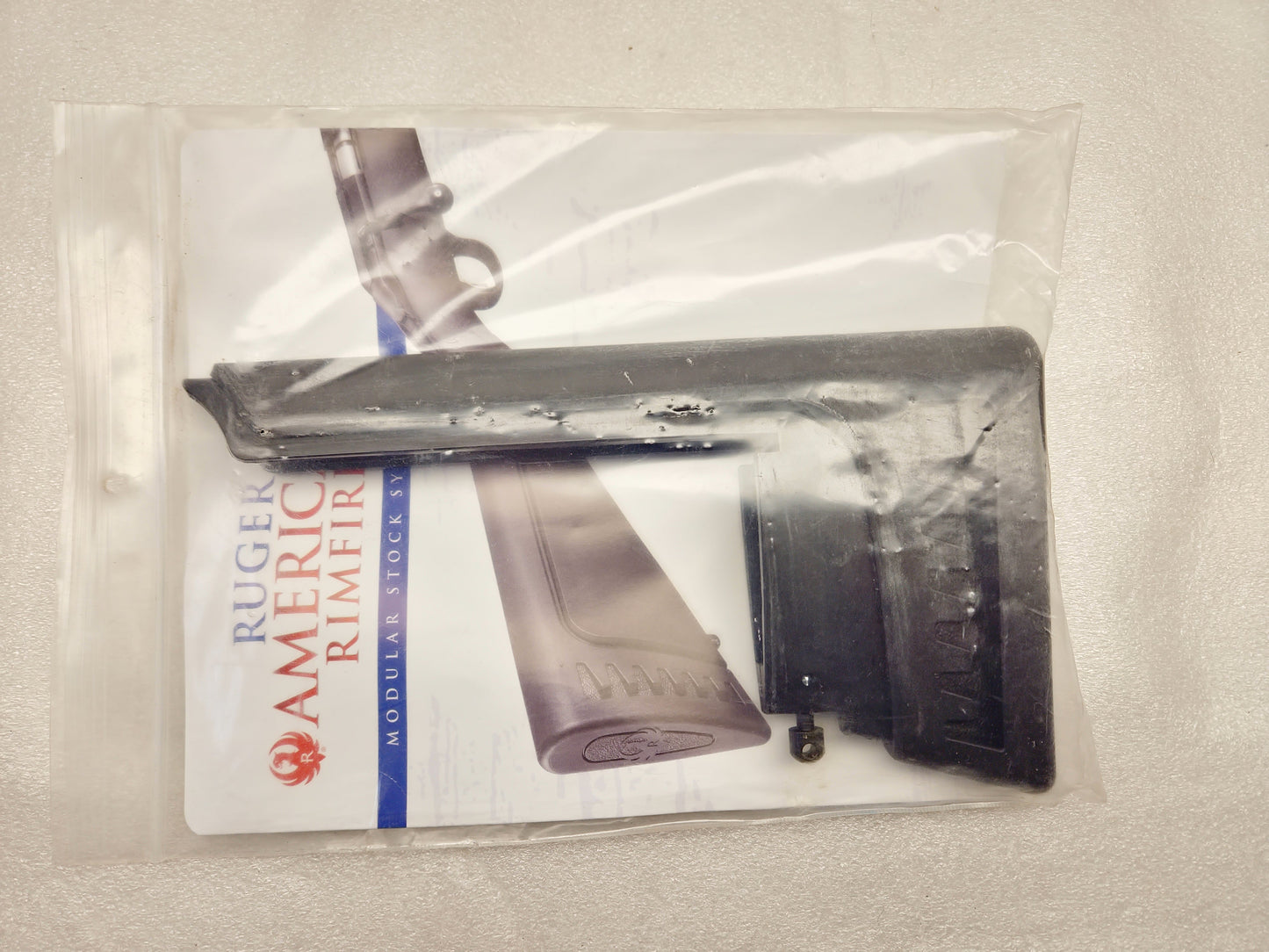 Ruger American Rimfire Cheek Riser Module Low Comb Std Pull Polymer Black 90431