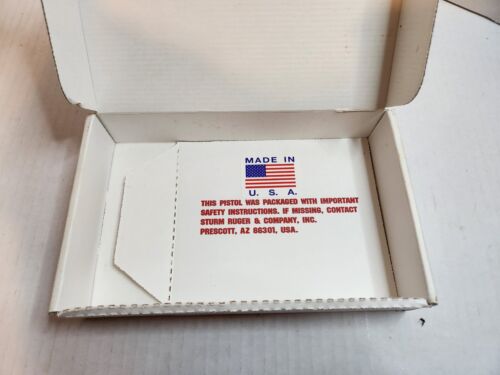 Ruger LCP Cardboard Box .380 ACP Pistol Owner's Manual Paperwork Factory OEM