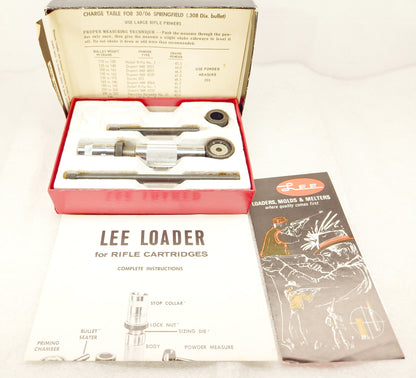 Lee Loader 30-06 Springfield Hand Reloading Kit Set Precision Dies Vintage