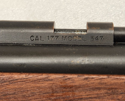 Benjamin Franklin Model 347 .177 Air Rifle 1976 Tested Working Very Nice