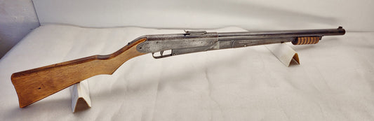 Daisy 25 Vintage 177 BB Gun Wood Stock & Pump Etched Receiver Tested Working