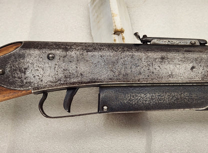 Daisy 25 Vintage 177 BB Gun Wood Stock & Pump Etched Receiver Tested Working