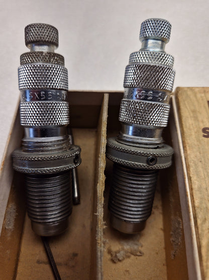Herters 6.5x55 Swedish Mauser Reloading Dies Vintage Set of 2 w/Box 6.5 *NICE*
