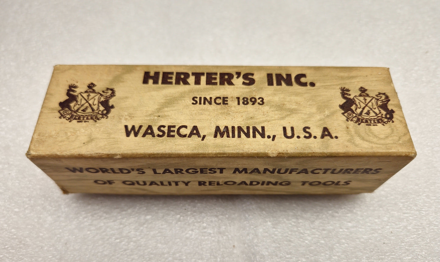 Herters 222 Rem Mag Sizer Reloading Die Vintage w/Box * NICE *