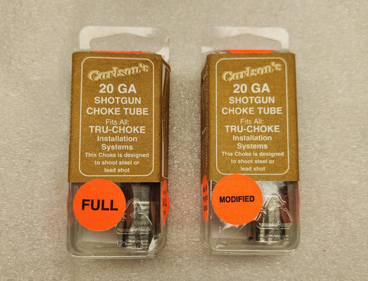 Carlstons Flush Tru-Choke Tube Full Mod 20 ga Baikal Rem Spartan 01074 01076