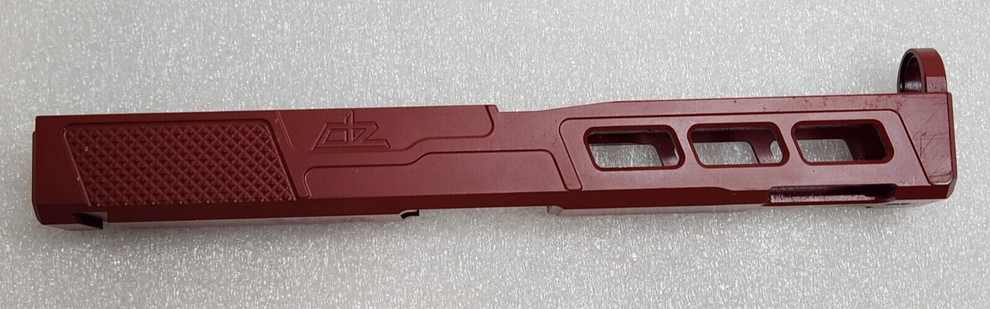 Zaffiri Precision Ported Slide Red for Glock G17 Gen 3 ZPS.P 9mm Luger 9x19