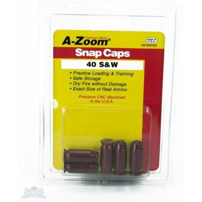 A-Zoom Pachmayr Snap Caps 15114 40 S&W Precision Metal 2 Packs of 5=10 Total