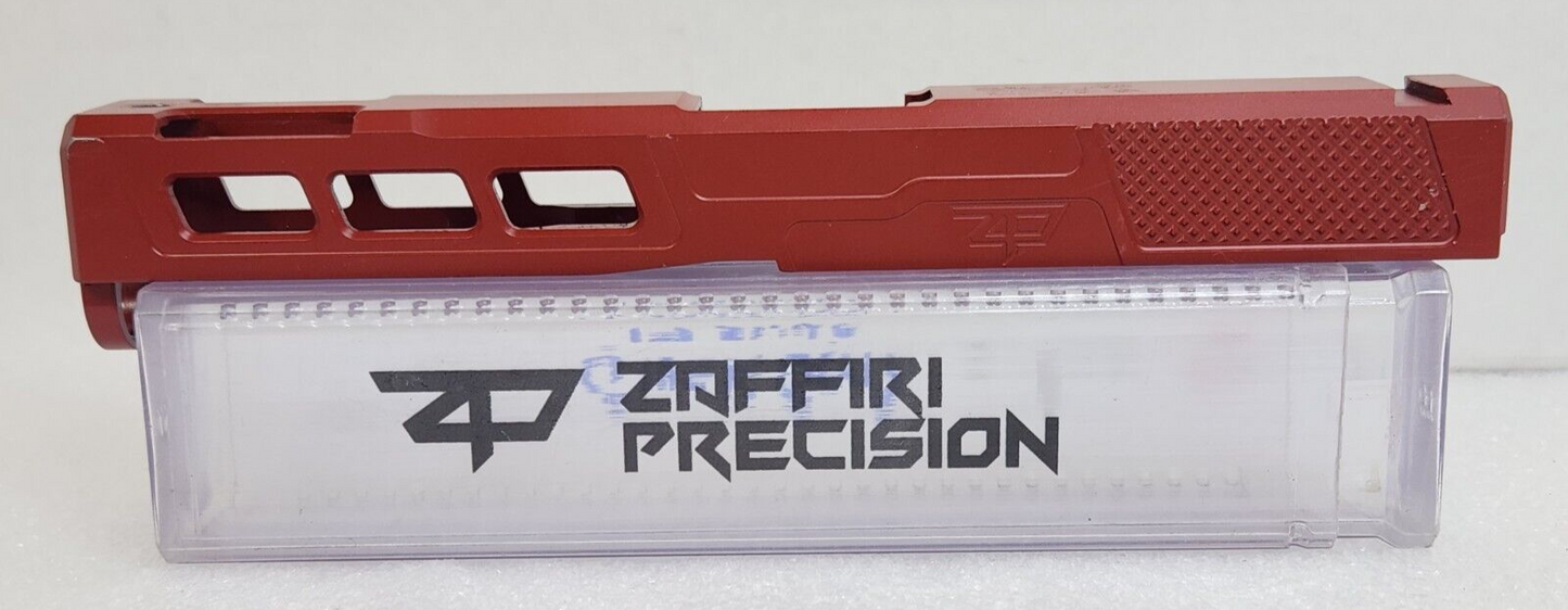 Zaffiri Precision Ported Slide Red for Glock G17 Gen 3 ZPS.P 9mm Luger 9x19