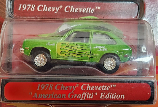 Motor Max 1:64 American Graffiti Edition 1978 Chevy Chevette Green NOS car