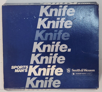 Smith & Wesson Shooters Knife 6065 Open Box Never Used Stainless NIP Vintage